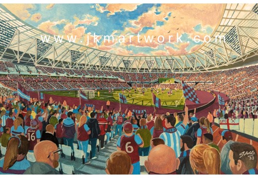 London Stadium Fine Art Print - West Ham United Football Club
